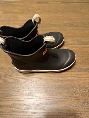 Kids XtraTuf Black Rain Boots